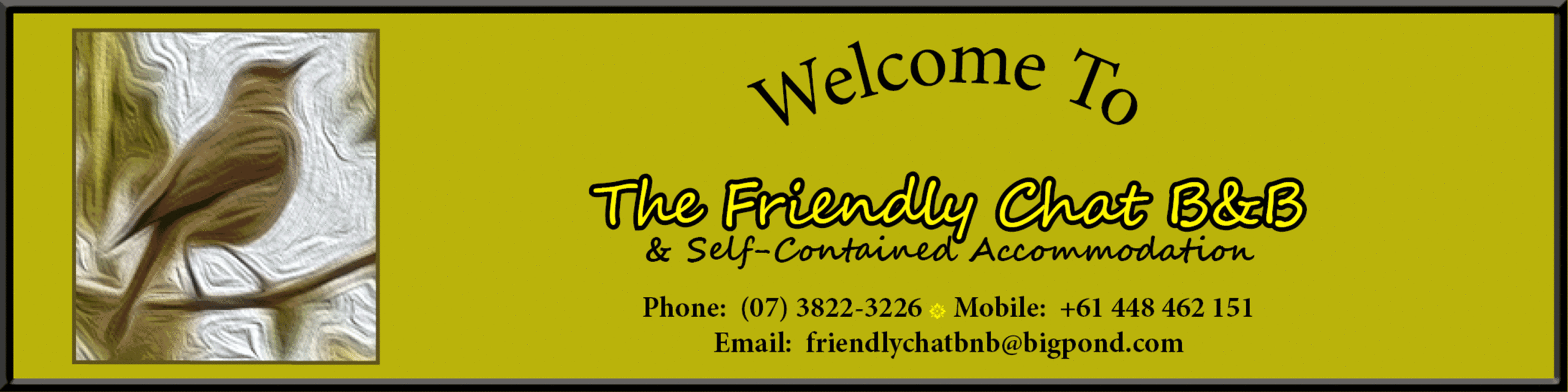 The Friendly Chat Bed And Breakfast And Self Contained Accommodation